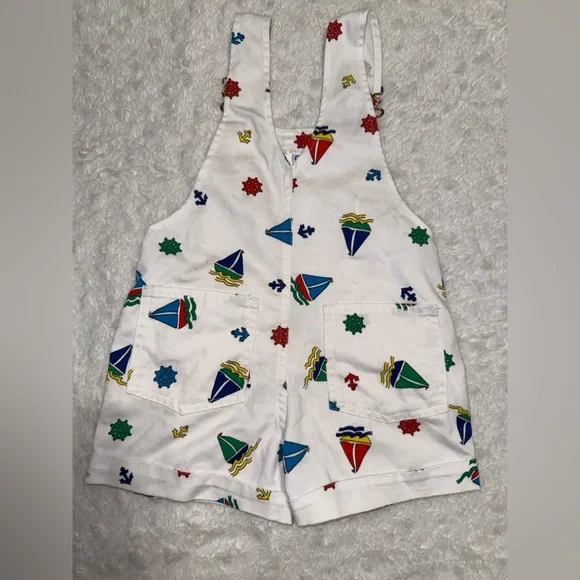 Vintage Carters sailboat shortalls - Picture 2 of 3